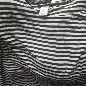 Old navy dress black white